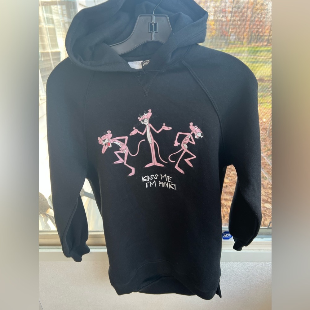 Zara Pink Panther Long Sweatshirt with Hood